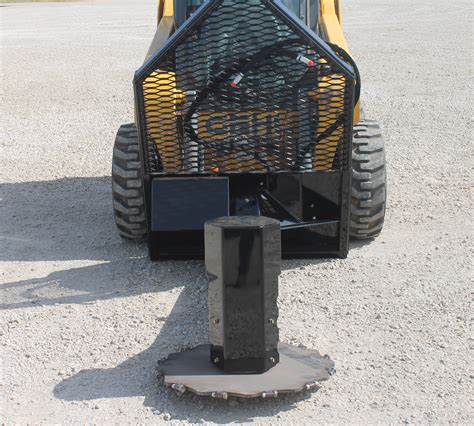 skid loader tree saw attachment